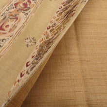 Load image into Gallery viewer, 袋帯 辛子色ｘ茶色 金糸 お太鼓柄 エスニック柄 エスニック調 正絹 仕立て上がり 着物帯 長さ432cm