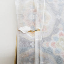 画像をギャラリービューアに読み込む, 袋帯 正絹 総絽刺し 刺繍 金糸 金色ｘ多色 カラフル 華文紋様 全通柄 箱付き 余り布付き 仕立て上がり 着物帯 長さ438cm