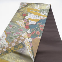 画像をギャラリービューアに読み込む, 袋帯 グリーン