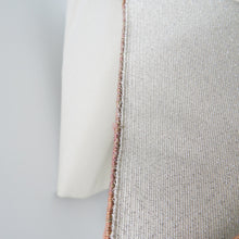 画像をギャラリービューアに読み込む, 袋帯 本綴れ 金糸銀糸 花に松紋様 ピンク色ｘ緑色ｘ銀色ｘ多色 箱付き お太鼓柄 正絹 仕立て上がり 長さ432cm