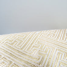 画像をギャラリービューアに読み込む, 袋帯 本佐賀錦 箱付き 総金箔 春秋鴛鴦紋 六通柄 金糸 ゴールド系 金色ｘ緑色 正絹 仕立て上がり 長さ432cm