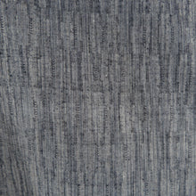 画像をギャラリービューアに読み込む, 紬 着物 青色ｘ紺色 縦縞模様 袷 バチ衿 正絹 カジュアル 仕立て上がり 身丈158cm