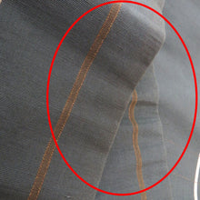 画像をギャラリービューアに読み込む, 名古屋帯 アンティーク帯 昔名古屋帯 渋緑×白クリーム茶 縞 扇・花蝶柄 昔帯 レトロモダン 明治・大正ロマン 正絹 長さ341.3cm