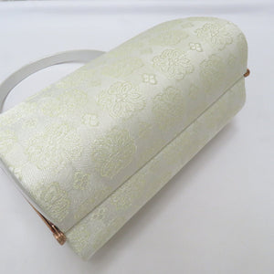 草履・バッグセット 草履バッグセット シャンパンゴールド 市松華紋 シルバー 24.0ｃｍ フリーサイズ フォーマル 留袖 訪問着 付下げ 色無地
