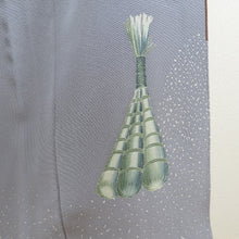 画像をギャラリービューアに読み込む, 色留袖 本場加賀友禅染 木村州宏 作家物 山車紋様 灰色ｘ多色 落款入 正絹 袷 広衿 一つ紋 フォーマル 仕立て上がり 身丈151cm