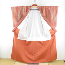 画像をギャラリービューアに読み込む, 紬 着物 オレンジ