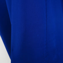 Load image into Gallery viewer, 付下げ 袷 青色ｘピンク色ｘ多色 ぼかし染め 花瓶紋様 広衿 正絹 仕立て上がり着物 身丈158cm