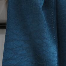 画像をギャラリービューアに読み込む, 付下げ 袷 ターコイズブルーｘ朱色ｘ多色 草花紋様 広衿 正絹 仕立て上がり着物 身丈159cm