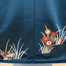 画像をギャラリービューアに読み込む, 正絹 付下げ ブルー