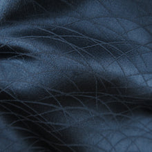 画像をギャラリービューアに読み込む, 付下げ 袷 ターコイズブルーｘ朱色ｘ多色 草花紋様 広衿 正絹 仕立て上がり着物 身丈159cm