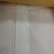 画像をギャラリービューアに読み込む, 付下げ 袷 くすみピンク色ｘ灰色ｘ薄青色 ぼかし染め 風景紋様 広衿 正絹 仕立て上がり着物 身丈156cm