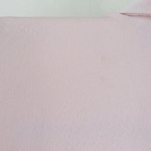 画像をギャラリービューアに読み込む, 付下げ 袷 ピンク系 パステル系 ピンク色ｘ薄緑色ｘ黄色 加賀友禅調 花紋様 広衿 正絹 仕立て上がり着物 身丈163cm