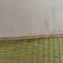 画像をギャラリービューアに読み込む, 付下げ 袷 ピンク系 パステル系 ピンク色ｘ薄緑色ｘ黄色 加賀友禅調 花紋様 広衿 正絹 仕立て上がり着物 身丈163cm