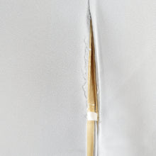 画像をギャラリービューアに読み込む, 付下げ 袷 グレーぼかし ぼかし染め ブルー系 灰色ｘ青紫色ｘ多色 お道具紋様 広衿 正絹 仕立て上がり着物 身丈154cm