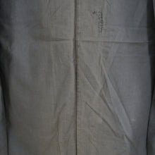 画像をギャラリービューアに読み込む, 男着物 アンティーク 木綿 アンサンブル 書生絣 紺色ｘ青色ｘ灰色 袷 カジュアル着物 羽織 着流し 身丈133cm