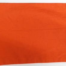 Load image into Gallery viewer, 袋帯 金糸 オレンジ系 オレンジ色ｘ金色 家紋文様 六通柄 レトロ 正絹 仕立て上がり 長さ416cm