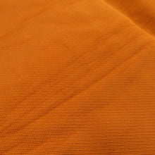 Load image into Gallery viewer, 袋帯 金糸 オレンジ系 オレンジ色ｘ金色 家紋文様 六通柄 レトロ 正絹 仕立て上がり 長さ416cm