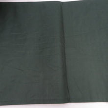 画像をギャラリービューアに読み込む, 袋帯 グリーン系 深緑色ｘ金色ｘ多色 金糸 小桜に波と籠目紋様 六通柄 正絹 仕立て上がり 着物帯 長さ432cm