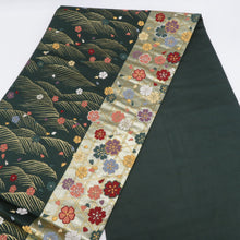 画像をギャラリービューアに読み込む, 袋帯 グリーン