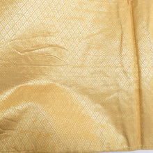 Load image into Gallery viewer, 袋帯 唐織 金糸 金色ｘ茶色ｘ多色 六通柄 菊紋様 正絹 仕立て上がり 長さ432cm