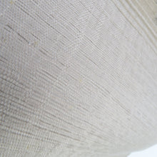 画像をギャラリービューアに読み込む, 袋帯 洒落袋帯 組織 波に横縞模様 茶色系 ベージュ色ｘ薄緑色ｘ灰色 お太鼓柄 正絹 仕立て上がり 着物帯 長さ456cm