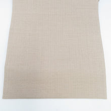 画像をギャラリービューアに読み込む, 袋帯 洒落袋帯 組織 波に横縞模様 茶色系 ベージュ色ｘ薄緑色ｘ灰色 お太鼓柄 正絹 仕立て上がり 着物帯 長さ456cm