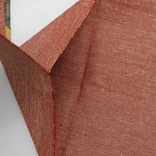 画像をギャラリービューアに読み込む, 名古屋帯 紬 八寸帯 正絹 赤色ｘ黄色ｘ緑色ｘ多色 幾何学模様 カラフル 六通柄 カジュアル 仕立て上がり 着物帯 長さ355cm