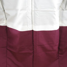 画像をギャラリービューアに読み込む, 紬 着物 黒色ｘ灰色 茶色系 四角に風景模様 袷 バチ衿 正絹 カジュアル 仕立て上がり 身丈157cm