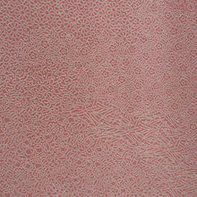 画像をギャラリービューアに読み込む, 江戸小紋 赤色 寄せ小紋 寄せ柄 正絹 袷 広衿 紋無し 仕立て上がり着物 身丈172cm