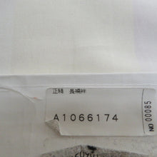 画像をギャラリービューアに読み込む, 反物 長襦袢 白色ｘ薄紫色ｘ薄黄色 正絹 市松模様 お仕立て用 長さ1350cm 未使用品