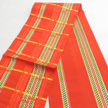 画像をギャラリービューアに読み込む, 名古屋帯 オレンジ