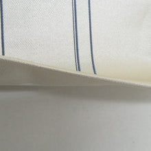 画像をギャラリービューアに読み込む, 名古屋帯 正絹 水仙紋様 刺繍入り お太鼓柄 銀糸 銀色ｘピンク色ｘ青色 カジュアル 仕立て上がり 着物帯 長さ359cm 未使用品