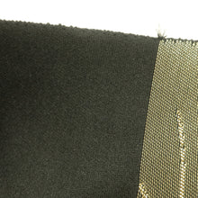 Load image into Gallery viewer, 袋帯 銀糸金糸 緑色ｘ金色ｘ紫色ｘ多色 六通柄 雲どりに花々紋様 正絹 仕立て上がり 長さ440cm