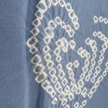 Load image into Gallery viewer, 男着物 紬 アンサンブル 襦袢付 袷 紺色 正絹 男性用きもの 羽織 金閣寺模様 襦袢セット 絞り 三点セット メンズ 仕立て上がり 和服 男物 カジュアル 身丈143cm