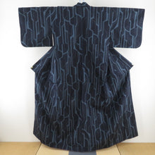 Load image into Gallery viewer, 紬 着物 ネイビー