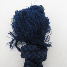 Load image into Gallery viewer, 和小物 羽織紐 まとめて 3点セット 男性用 絹 紺色 丸組 手組紐 正絹 メンズ用 和装小物 撚り房 舞台衣裳