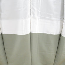 画像をギャラリービューアに読み込む, 色無地 緑色 袷 広衿 一つ紋入り 木瓜紋 正絹 落款入り 仕立て上がり 身丈160cm