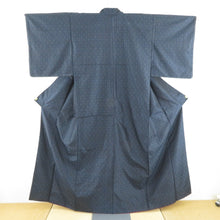 Load image into Gallery viewer, 紬 着物 ネイビー