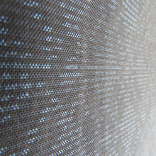 Load image into Gallery viewer, 紬 着物 大島紬 アンサンブル 羽織付き 紺色ｘ青色 縦菱型模様 袷 バチ衿 正絹 仕立て上がり着物 身丈155cm