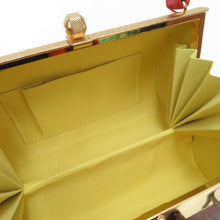 画像をギャラリービューアに読み込む, 和装バッグ 振袖用 エナメル フォーマル レッド系 桜文様 単品バッグ