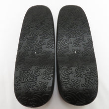 Load image into Gallery viewer, Calen Blosso カレンブロッソ 草履 菱屋 カレンブロッソ Calen Blosso × 優華壇 コラボ カフェぞうり 帯締めおまけ付き Lサイズ 24.5～25.5cm適応 ブラウン×ブラック ツイード 履物 日本製