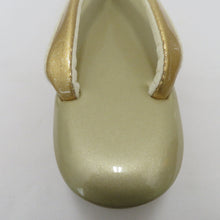 Load image into Gallery viewer, 草履・バッグセット 草履バッグセット ゴールド系 桜・菊・扇面 フリーサイズ 24cm 箱付 フォーマル 留袖 訪問着 付下 色無地 振袖