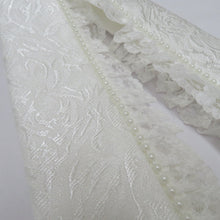 画像をギャラリービューアに読み込む, ローブデコルテ調 レース パール