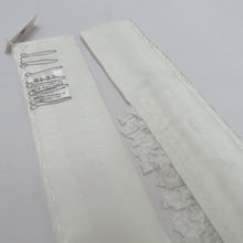 画像をギャラリービューアに読み込む, 重ね襟 ローブデコルテ調 重ね衿 パール レース 地模様 ホワイト 成人式 前撮り 結婚式 卒業式 振袖 伊達衿 白