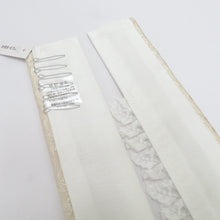 画像をギャラリービューアに読み込む, 重ね襟 ローブデコルテ調 重ね衿 パール レース 地模様 ベージュ系ー×ホワイト 成人式 前撮り 結婚式 卒業式 振袖 伊達衿