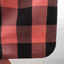 Load image into Gallery viewer, ウール着物 単衣 黒×ピンク ブロックチェック チェック 格子柄 バチ衿 カジュアルきもの 普段着物 仕立て上がり ウールきもの 和洋ミックス 身丈150.5cm