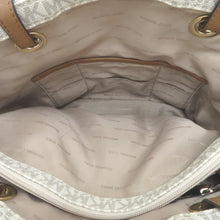 画像をギャラリービューアに読み込む, Michael Kors マイケルコース トートバッグ バニラ 総柄 チャーム付き 30H6GTTT3V 150