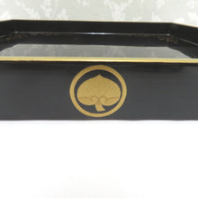 画像をギャラリービューアに読み込む, 骨董・民芸品 輪島塗 重台 重盆 角盆 漆器 蒔絵 箱有 能登輪島 箱有 昭和レトロ