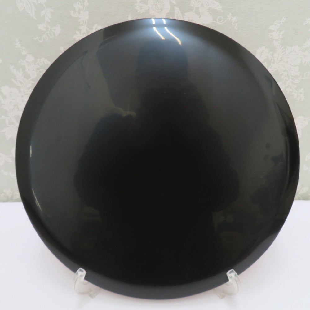 骨董・民芸品 輪島塗 稲忠漆芸堂 日の丸盆 お盆 漆器 無地 能登輪島 漆