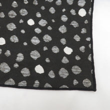 画像をギャラリービューアに読み込む, 浴衣帯 兵児帯 大人兵児帯 黒×白×グレー ドット 小杉織物 大人用 カジュアル ポリエステル 日本製 モノトーン 水玉 長さ400cm